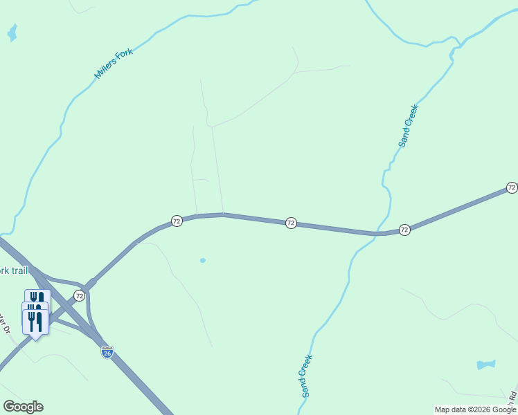 map of restaurants, bars, coffee shops, grocery stores, and more near 19909 South Carolina 72 in Clinton