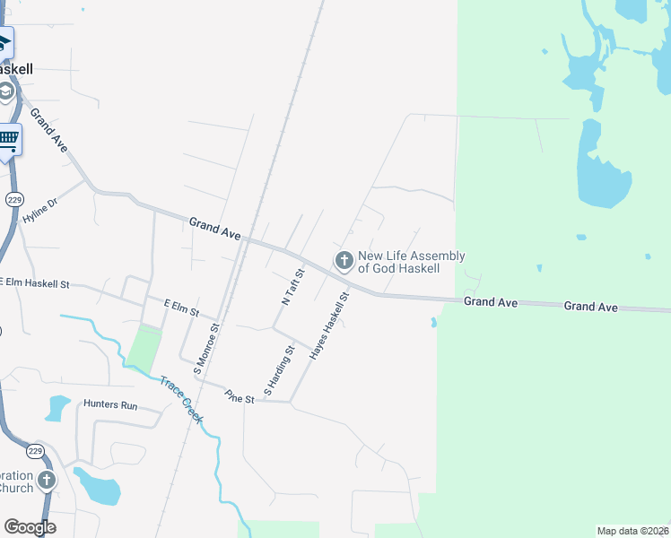 map of restaurants, bars, coffee shops, grocery stores, and more near 1104 Grand Avenue in Benton