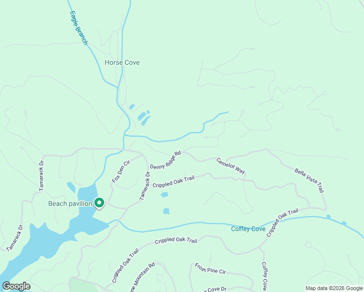 map of restaurants, bars, coffee shops, grocery stores, and more near 219 Denny Ridge Road in Jasper