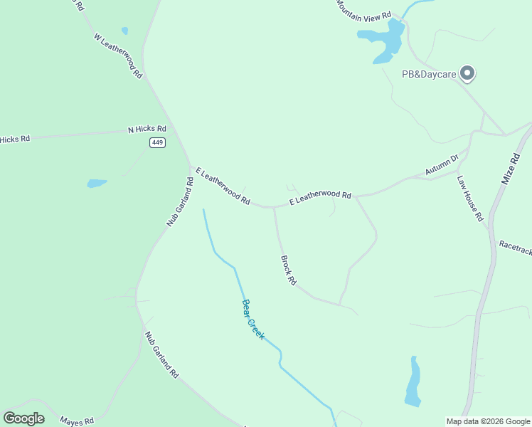 map of restaurants, bars, coffee shops, grocery stores, and more near 35 Brock Road in Toccoa