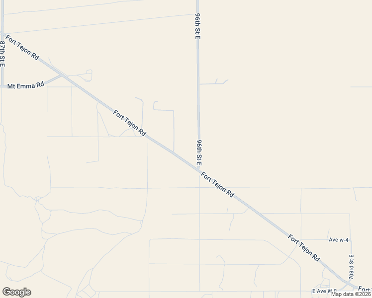 map of restaurants, bars, coffee shops, grocery stores, and more near 96th Street East in Los Angeles County