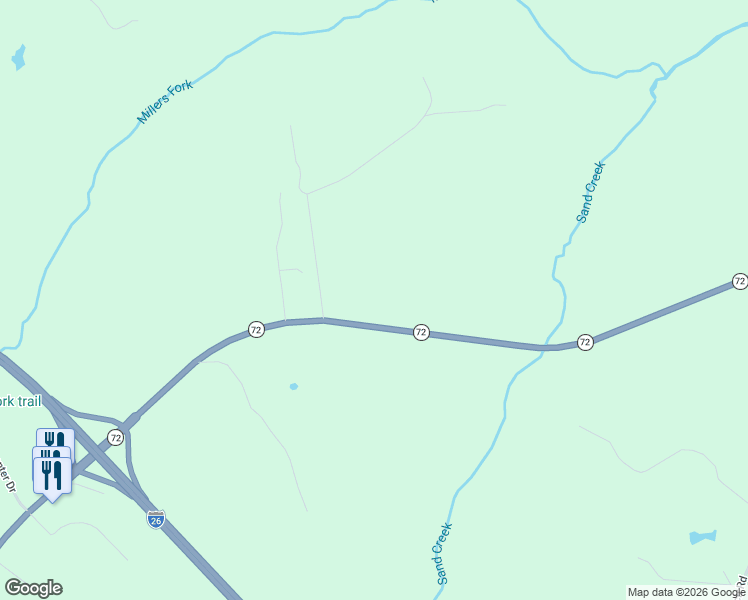 map of restaurants, bars, coffee shops, grocery stores, and more near 19909 South Carolina 72 in Clinton