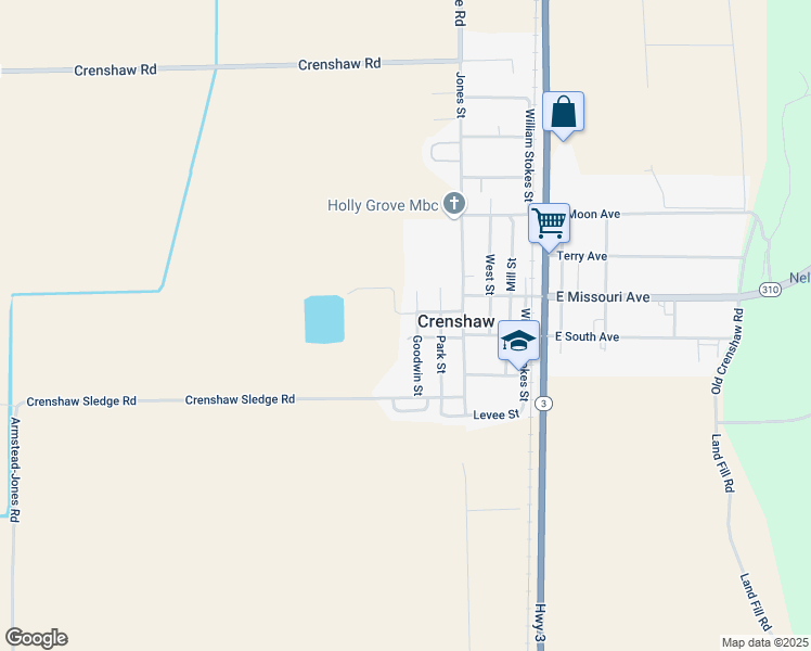 map of restaurants, bars, coffee shops, grocery stores, and more near 707 Goodwin Street in Crenshaw