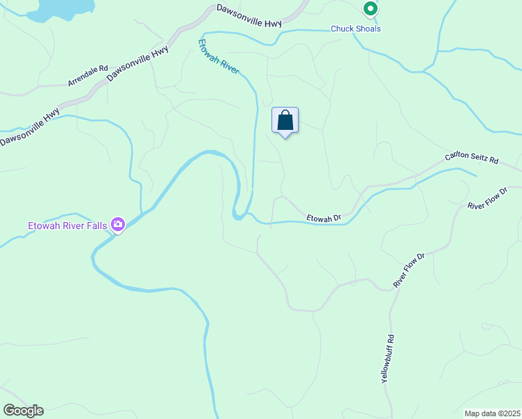 map of restaurants, bars, coffee shops, grocery stores, and more near 78 Brookhaven Road in Dahlonega