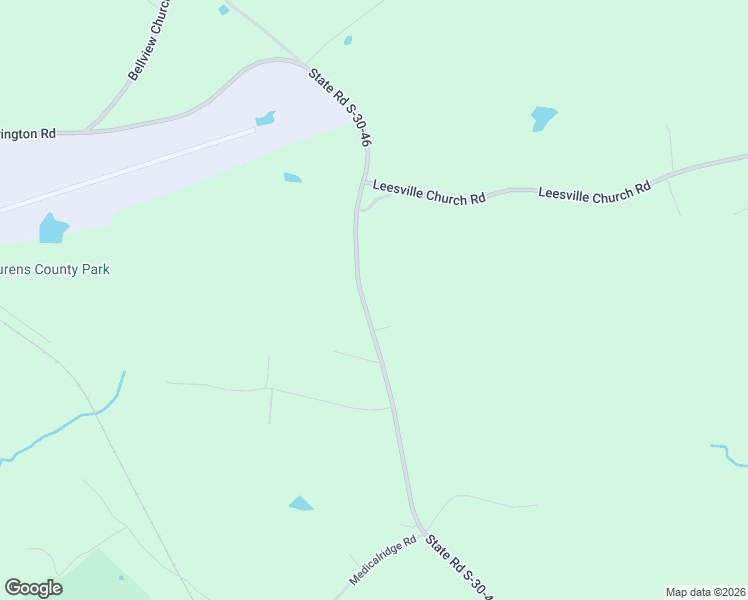 map of restaurants, bars, coffee shops, grocery stores, and more near 2764 Torrington Road in Laurens