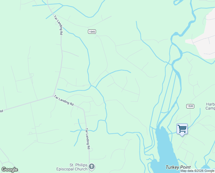 map of restaurants, bars, coffee shops, grocery stores, and more near 132 Tides End Drive in Holly Ridge