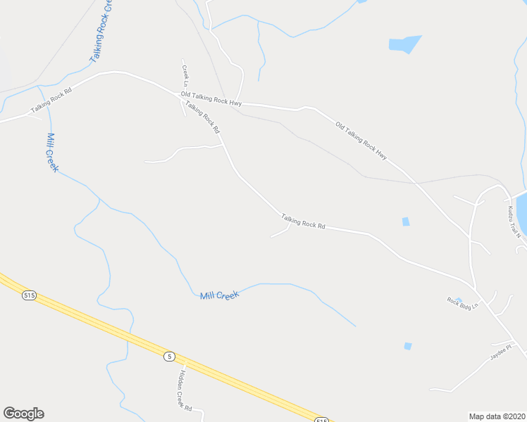 map of restaurants, bars, coffee shops, grocery stores, and more near 4143 Talking Rock Road in Talking Rock