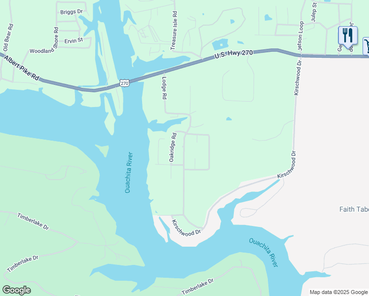 map of restaurants, bars, coffee shops, grocery stores, and more near 323 Lodge Road in Garland