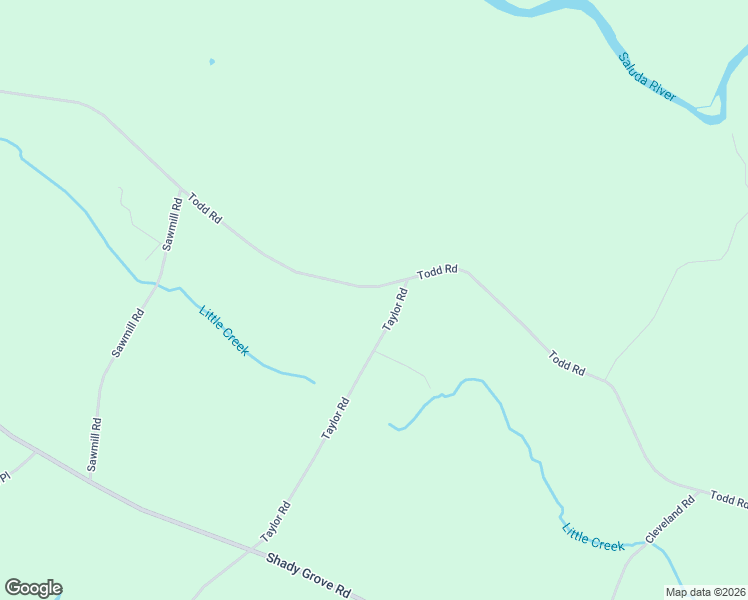map of restaurants, bars, coffee shops, grocery stores, and more near 705 Todd Road in Honea Path