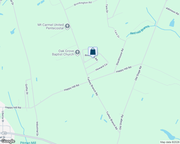 map of restaurants, bars, coffee shops, grocery stores, and more near 43 Howard Circle in Fairmont