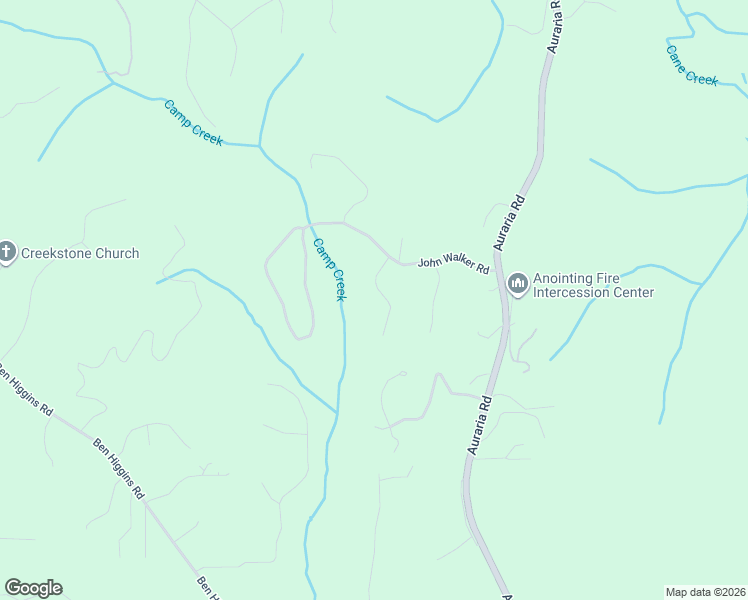 map of restaurants, bars, coffee shops, grocery stores, and more near 62 Crawfords Way in Dahlonega