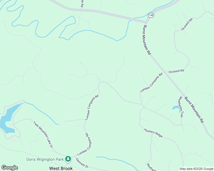 map of restaurants, bars, coffee shops, grocery stores, and more near 1440 Lumber Company Road in Talking Rock