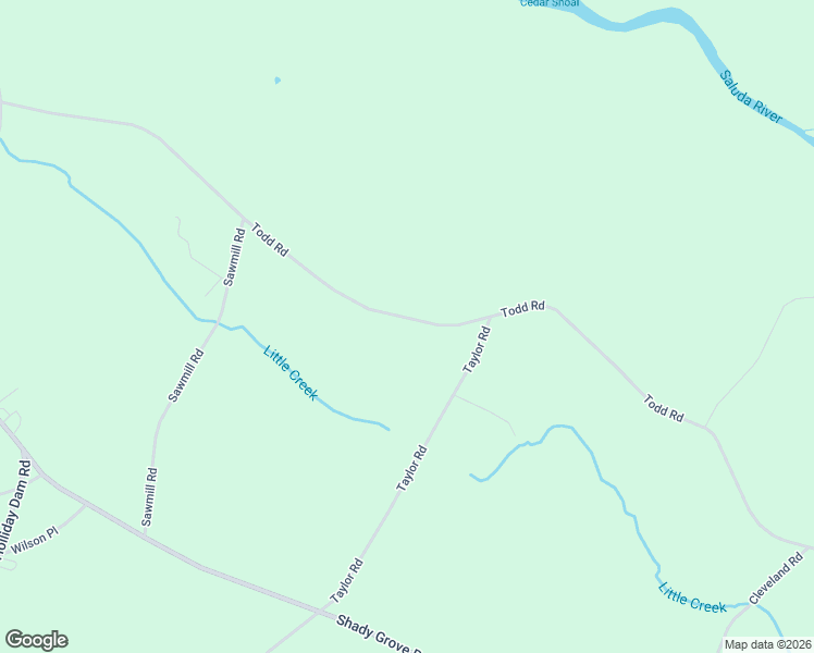 map of restaurants, bars, coffee shops, grocery stores, and more near 705 Todd Road in Honea Path