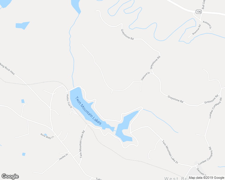 map of restaurants, bars, coffee shops, grocery stores, and more near Meadowlands Drive in Talking Rock
