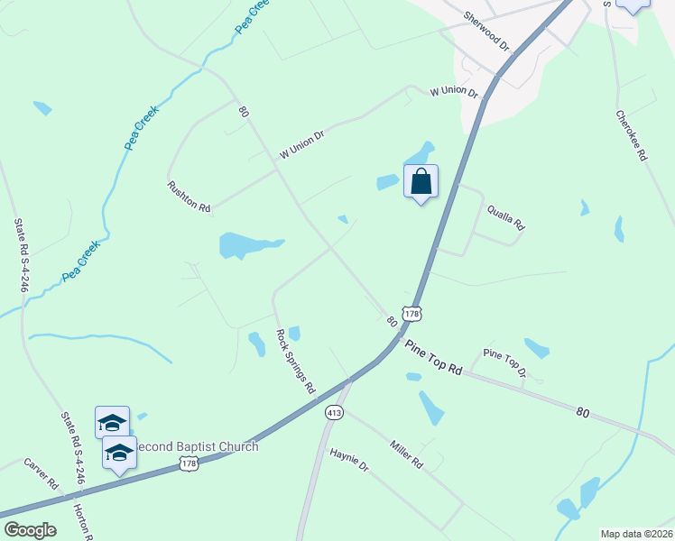 map of restaurants, bars, coffee shops, grocery stores, and more near 1437 James Cox Road in Belton