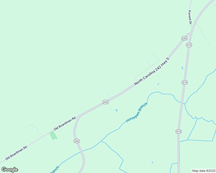 map of restaurants, bars, coffee shops, grocery stores, and more near 17218 North Carolina 242 Highway South in Bladenboro