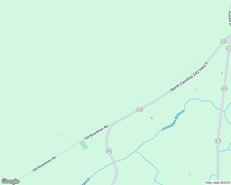 map of restaurants, bars, coffee shops, grocery stores, and more near 17218 North Carolina 242 Highway South in Bladenboro