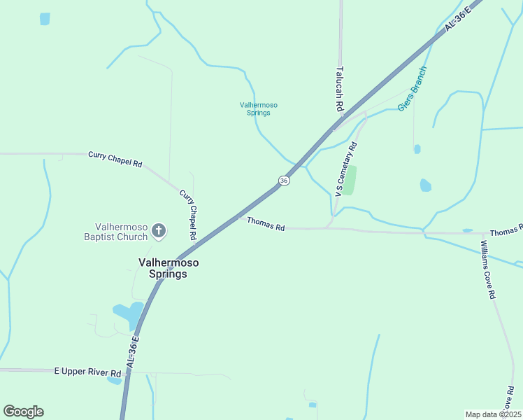 map of restaurants, bars, coffee shops, grocery stores, and more near 7467 Alabama 36 in Morgan County