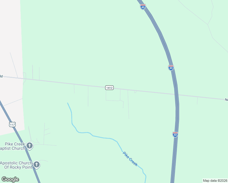 map of restaurants, bars, coffee shops, grocery stores, and more near 772-830 New Road in Burgaw