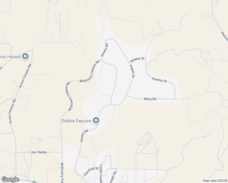 map of restaurants, bars, coffee shops, grocery stores, and more near 34314 Desert Road in Acton