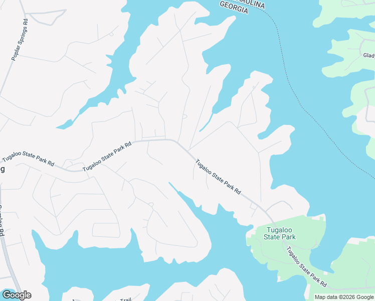 map of restaurants, bars, coffee shops, grocery stores, and more near 1008 Tugaloo State Park Road in Lavonia