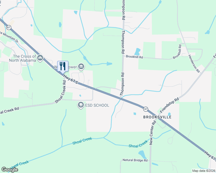map of restaurants, bars, coffee shops, grocery stores, and more near 70 East Old Somerville Road in Decatur