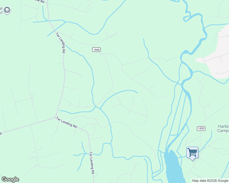 map of restaurants, bars, coffee shops, grocery stores, and more near 144 Tides End Drive in Holly Ridge