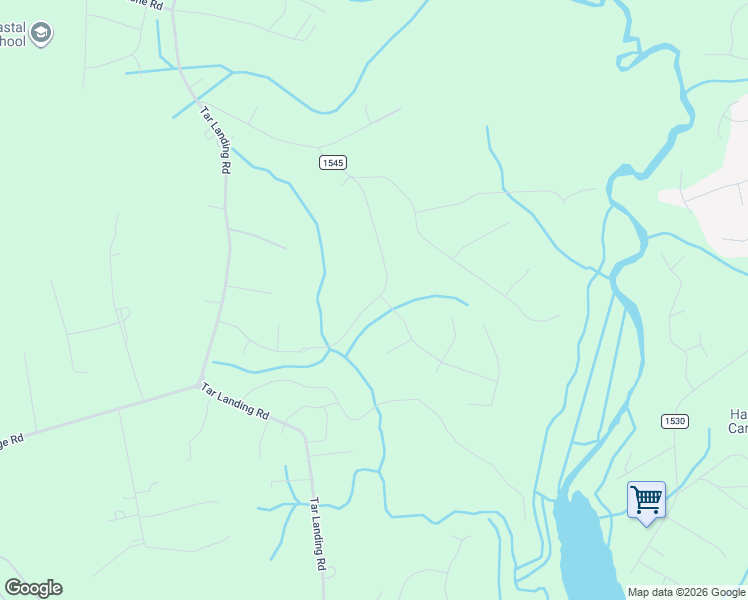 map of restaurants, bars, coffee shops, grocery stores, and more near in Holly Ridge