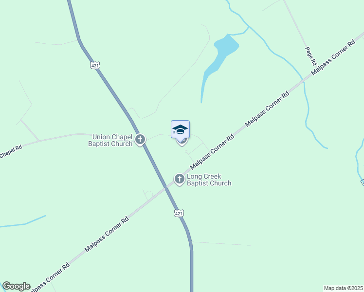 map of restaurants, bars, coffee shops, grocery stores, and more near 4992 Malpass Corner Road in Burgaw