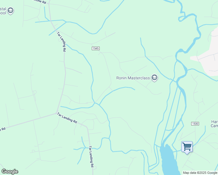 map of restaurants, bars, coffee shops, grocery stores, and more near 153 Tides End Drive in Holly Ridge