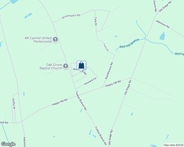 map of restaurants, bars, coffee shops, grocery stores, and more near 2528-2534 Howard Circle in Fairmont