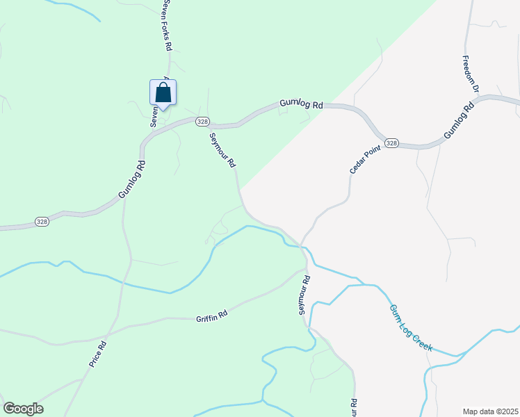 map of restaurants, bars, coffee shops, grocery stores, and more near 4520 Seymour Road in Martin