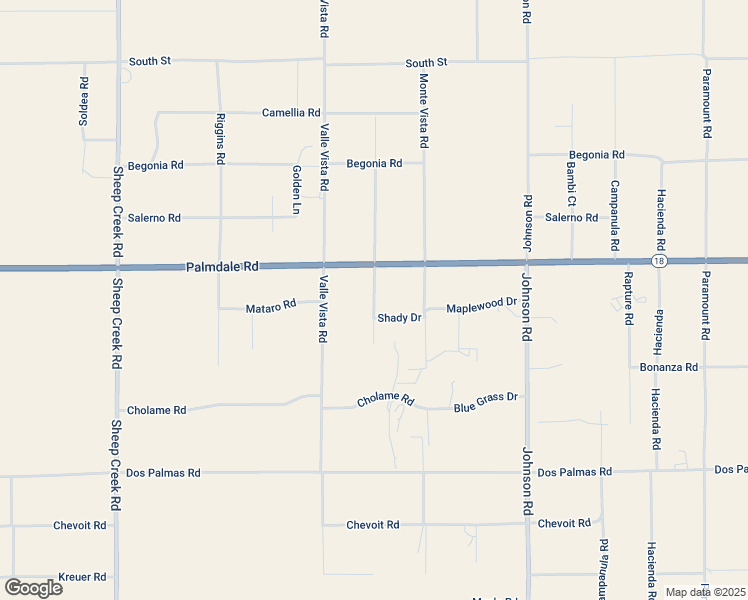 map of restaurants, bars, coffee shops, grocery stores, and more near Horizon Court in Phelan
