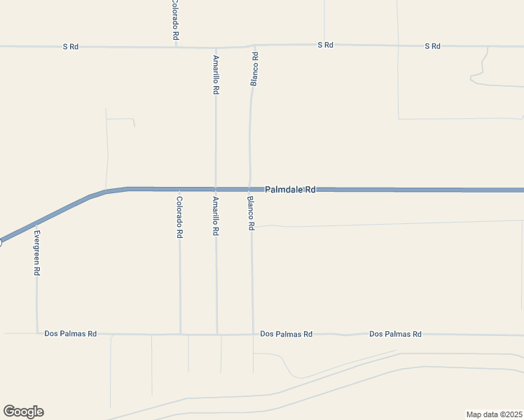 map of restaurants, bars, coffee shops, grocery stores, and more near Palmdale Road in Piñon Hills