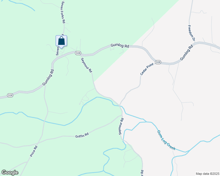 map of restaurants, bars, coffee shops, grocery stores, and more near 4520 Seymour Road in Martin