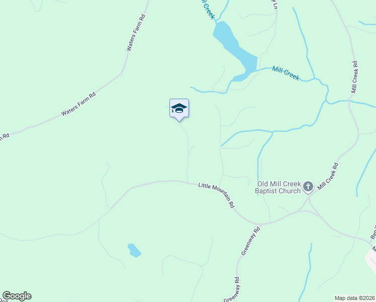 map of restaurants, bars, coffee shops, grocery stores, and more near 65 Crabtree Circle in Dawsonville