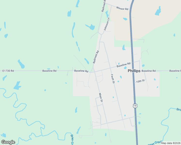 map of restaurants, bars, coffee shops, grocery stores, and more near E1730 Road in Coalgate