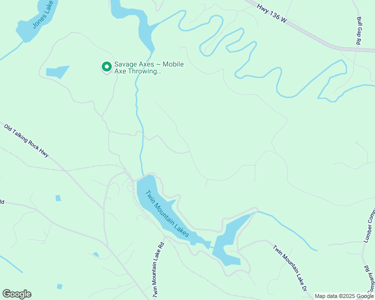 map of restaurants, bars, coffee shops, grocery stores, and more near Meadowlands Drive in Talking Rock