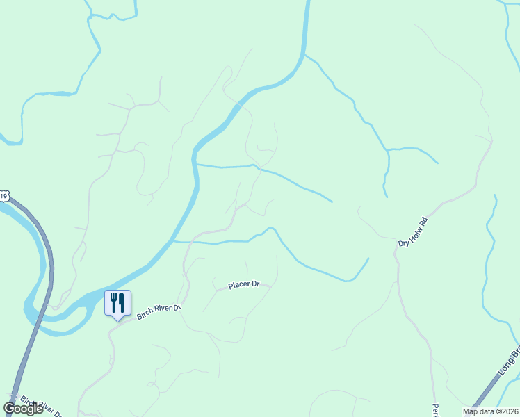 map of restaurants, bars, coffee shops, grocery stores, and more near 127 Laurelwood Lane in Dahlonega