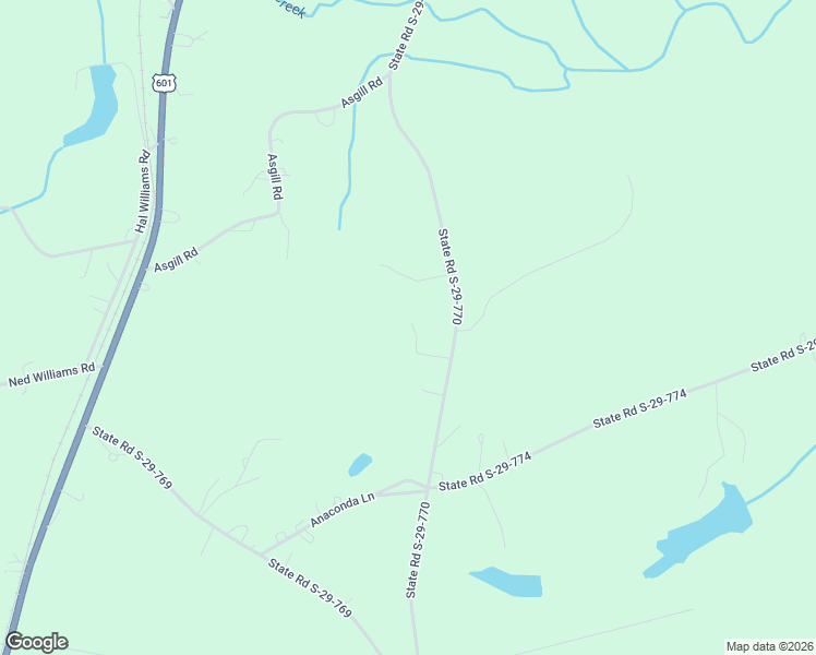 map of restaurants, bars, coffee shops, grocery stores, and more near 1094 State Road S-29-770 in Kershaw