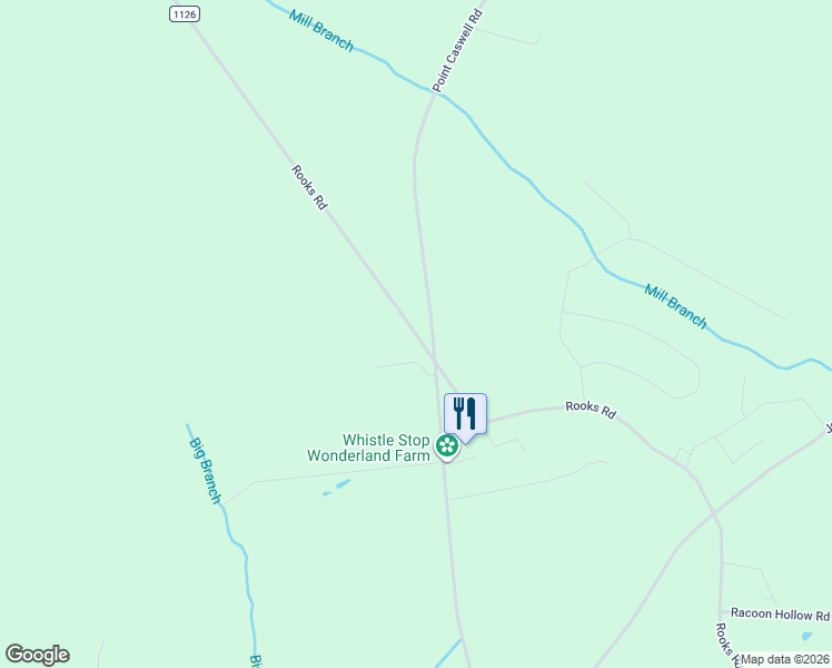 map of restaurants, bars, coffee shops, grocery stores, and more near 5224-5350 Point Caswell Road in Atkinson