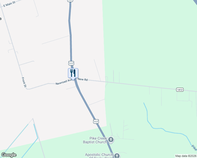 map of restaurants, bars, coffee shops, grocery stores, and more near 211 New Road in Saint Helena