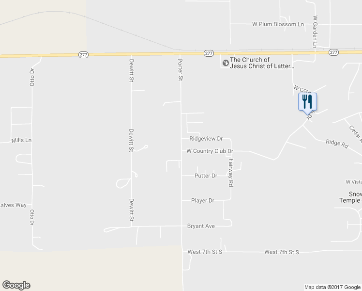 map of restaurants, bars, coffee shops, grocery stores, and more near 160 Porter Street in Snowflake