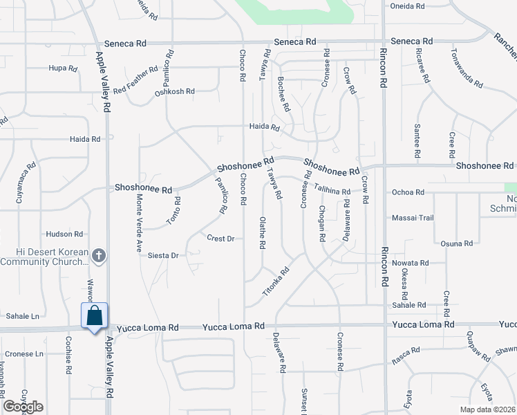 map of restaurants, bars, coffee shops, grocery stores, and more near 14017 Olathe Road in Apple Valley