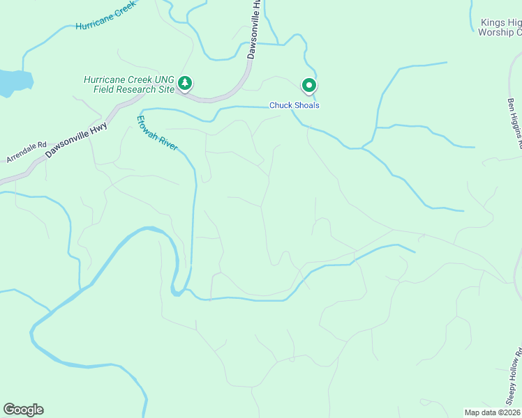 map of restaurants, bars, coffee shops, grocery stores, and more near 383 Laurel Circle in Dahlonega