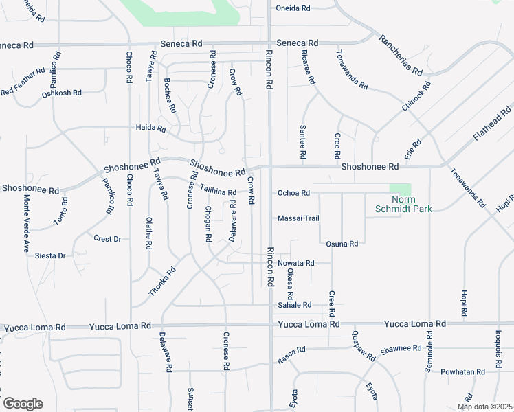 map of restaurants, bars, coffee shops, grocery stores, and more near 14021 Crow Road in Apple Valley