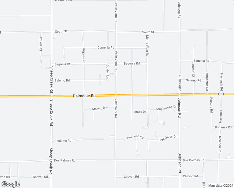 map of restaurants, bars, coffee shops, grocery stores, and more near 4210 Palmdale Road in Phelan