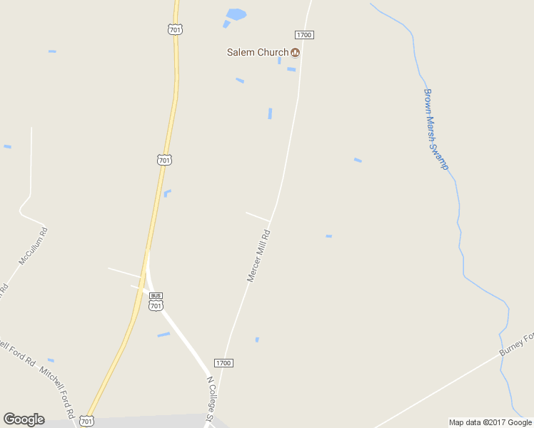 map of restaurants, bars, coffee shops, grocery stores, and more near 10094 Mercer Mill Brown Marsh Road in Clarkton
