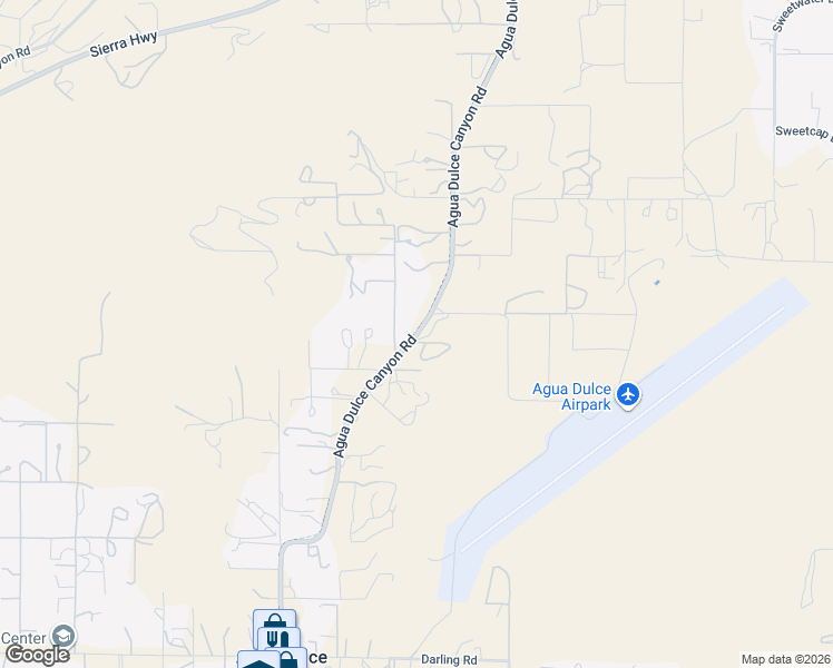 map of restaurants, bars, coffee shops, grocery stores, and more near 34037 Agua Dulce Canyon Road in Agua Dulce