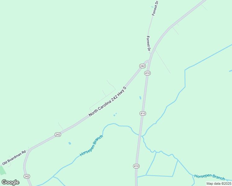 map of restaurants, bars, coffee shops, grocery stores, and more near 16702 North Carolina 242 Highway South in Bladenboro